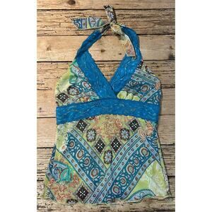 Trixxi Women’s Size S Multicolored Halter Top